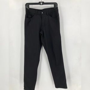 EUC Lululemon Black Skinny Leg Classic Chino Pants